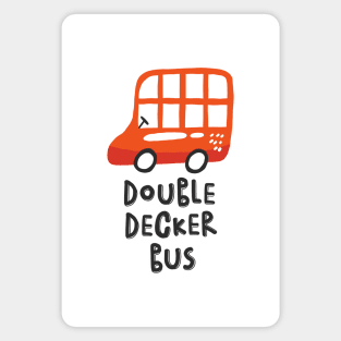 Double Decker Bus Magnet